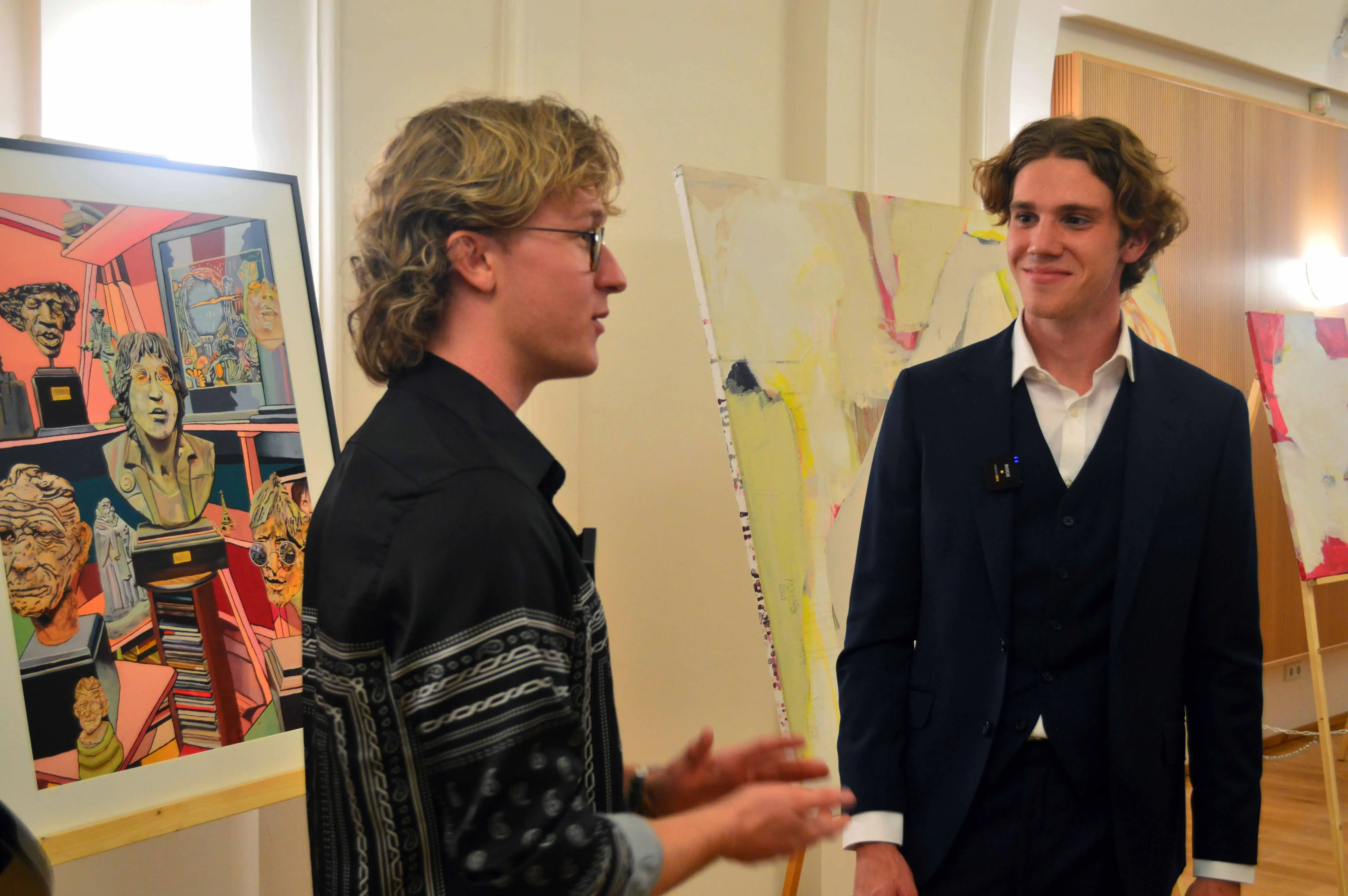 Artists collaborating